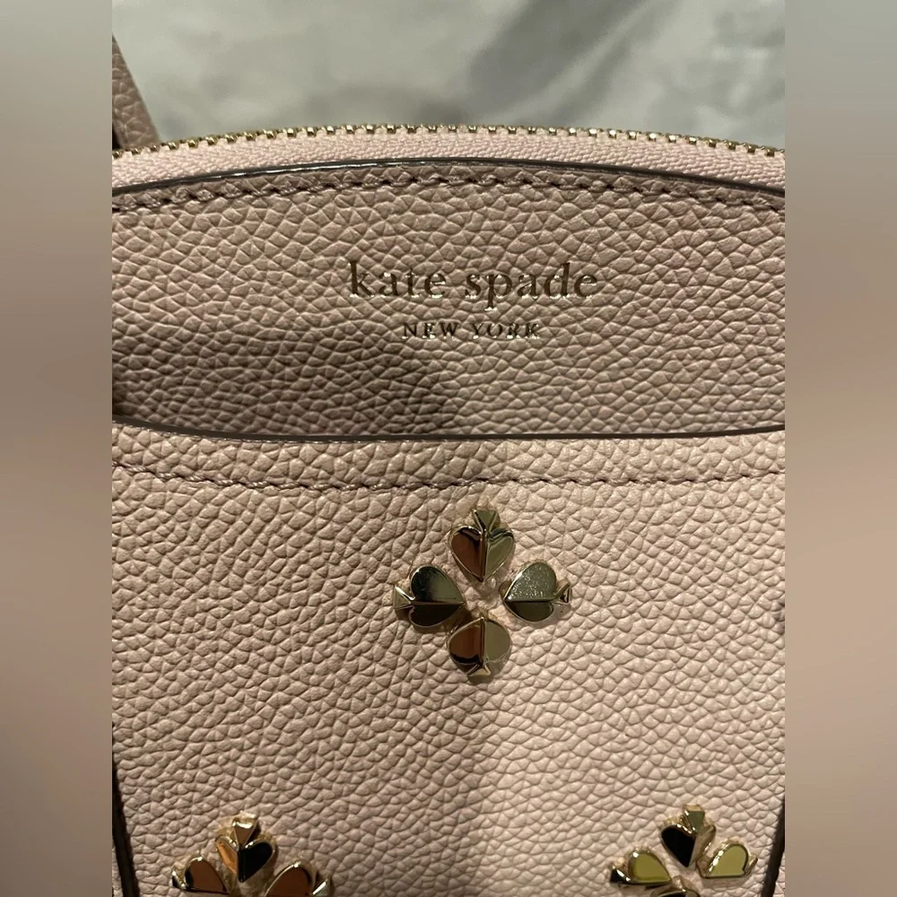 Kate Spade Pink Satchel with Gold Accents - Picture 4 of 16